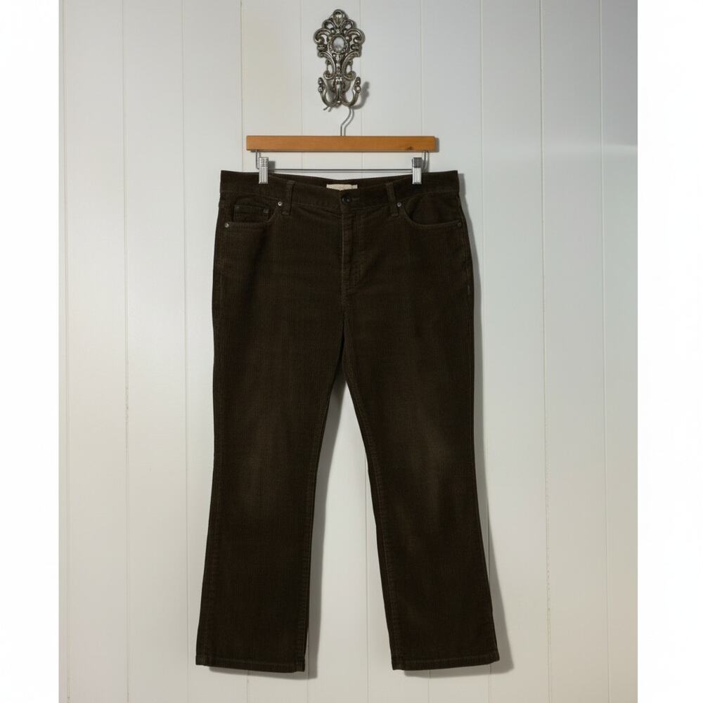 Talbots · 14P · Heritage Corduroy Pants · 98% Cotton Lycra · Bootcut · Brown